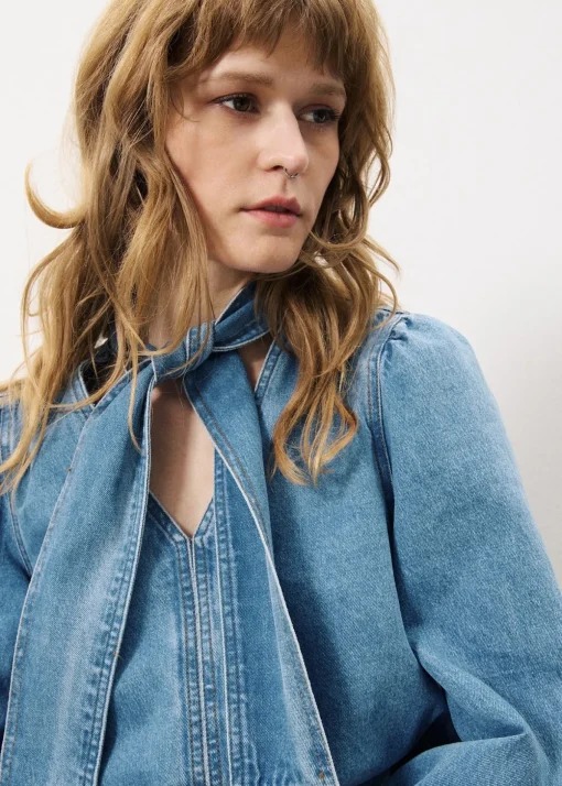 Blouse ABELONE Bleu Jean