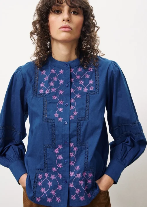 Blouse EVALEEN Bleu Marine