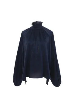Blouse NIKA Bleu Marine