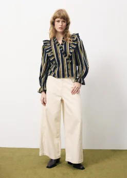 Blouse TAYA Bleu Marine