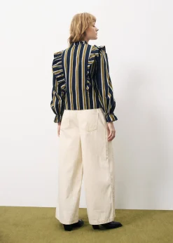 Blouse TAYA Bleu Marine