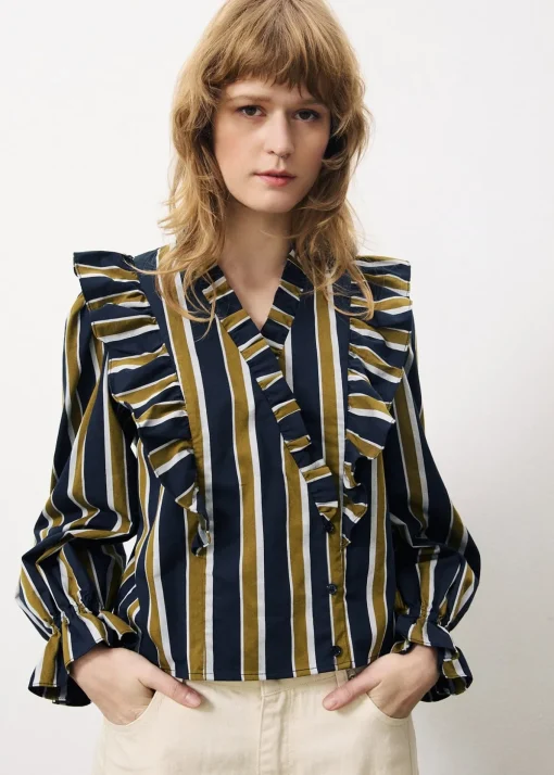 Blouse TAYA Bleu Marine