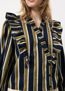 Blouse TAYA Bleu Marine