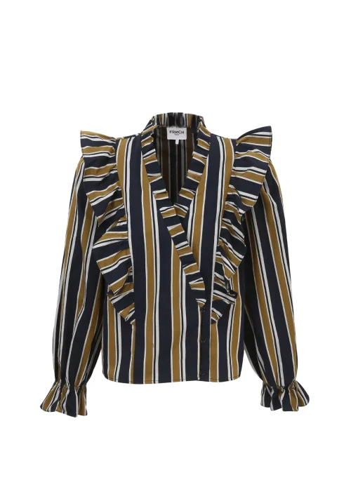 Blouse TAYA Bleu Marine