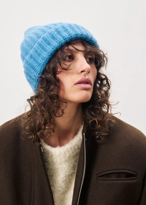 Bonnet PEGGIE Bleu Jean