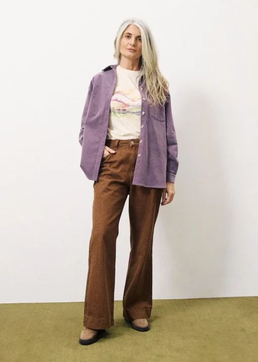 Chemise CARLA Lilas