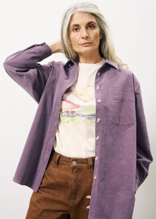 Chemise CARLA Lilas