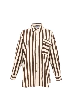 Chemise EDITA Chocolat
