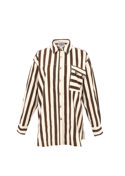 Chemise EDITA Chocolat