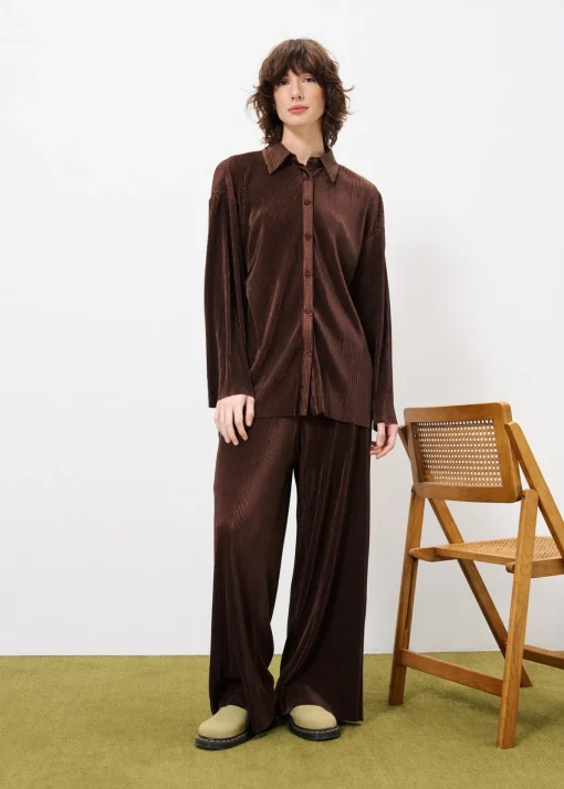Chemise EDMONDINE Chocolat