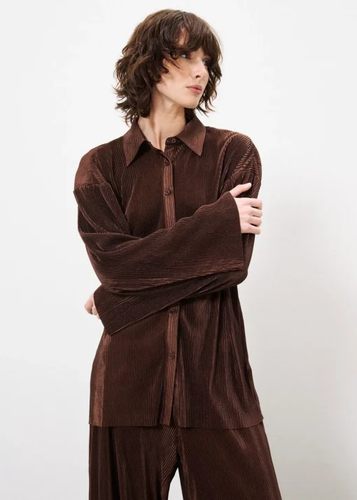 Chemise EDMONDINE Chocolat