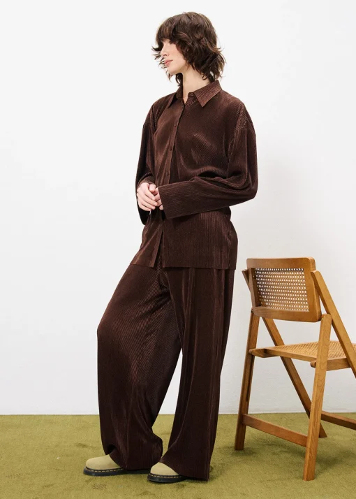 Chemise EDMONDINE Chocolat