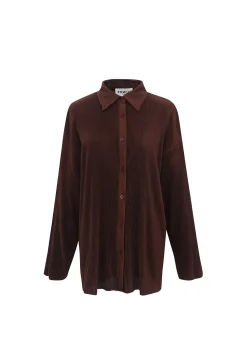 Chemise EDMONDINE Chocolat