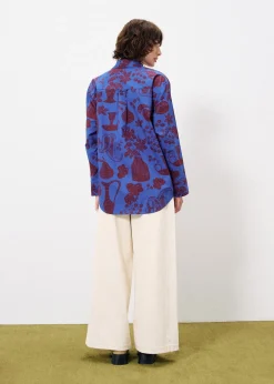 Chemise LAELA Flora Blue