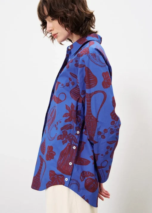 Chemise LAELA Flora Blue
