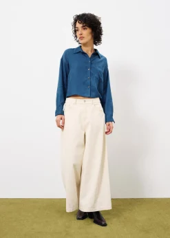 Chemise POLLY Bleu Petrole