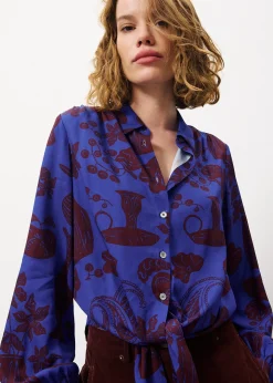 Chemise SWAN Flora Blue