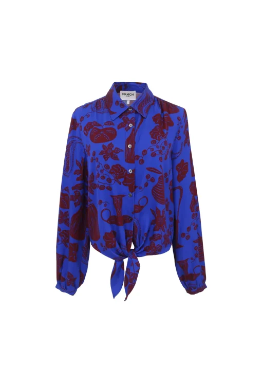Chemise SWAN Flora Blue