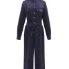 Combi-pantalon ALYA Bleu Marine