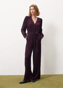 Combi-pantalon MADLEEN Bordeaux