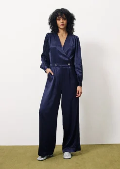 Combi-pantalon RACHELLE Bleu Marine