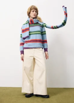 Echarpe PHOEBY Bleu Jean