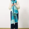 Echarpe WINNIE Bleu Petrole