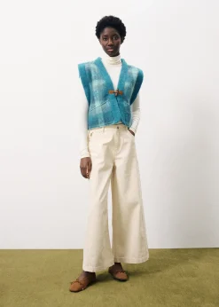 Gilet PAULINA Bleu Petrole