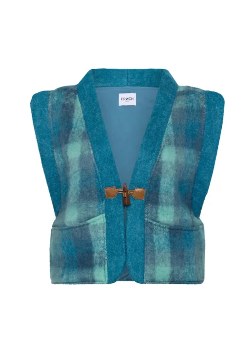 Gilet PAULINA Bleu Petrole