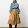 Jupe EDANA Camel