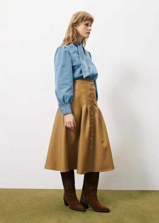 Jupe EDANA Camel