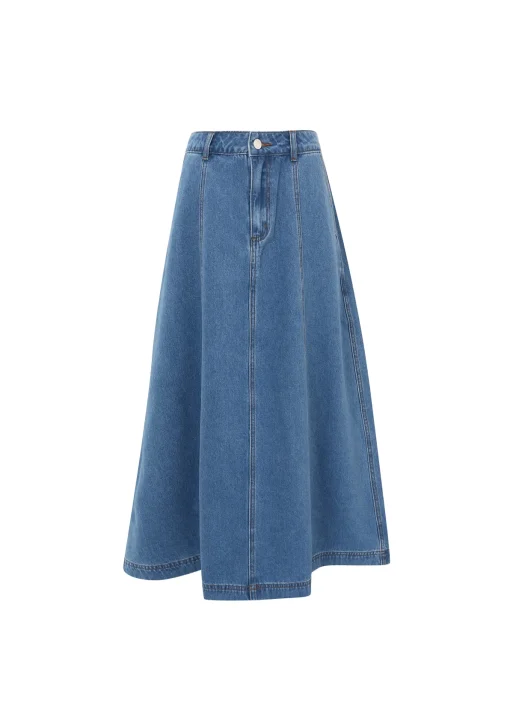 Jupe ERMELINE Bleu Jean