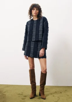 Jupe ROMANE Bleu Marine
