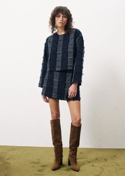 Jupe ROMANE Bleu Marine