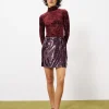 Jupe ROMANE Bordeaux