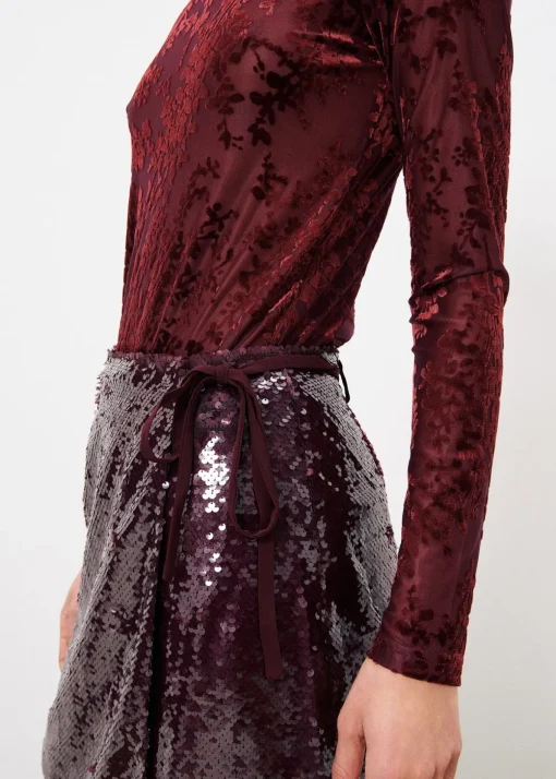 Jupe ROMANE Bordeaux