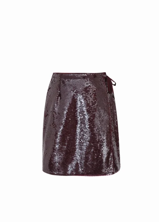 Jupe ROMANE Bordeaux