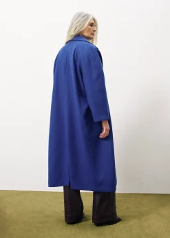 Manteau DELPHINA Bleu Electrique
