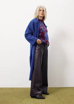 Manteau DELPHINA Bleu Electrique