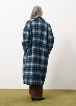 Manteau DELPHINA Bleu Petrole