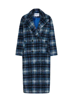 Manteau DELPHINA Bleu Petrole