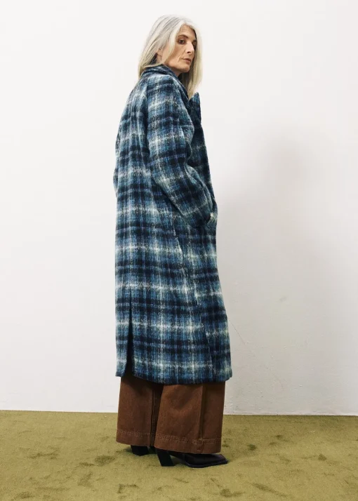 Manteau DELPHINA Bleu Petrole