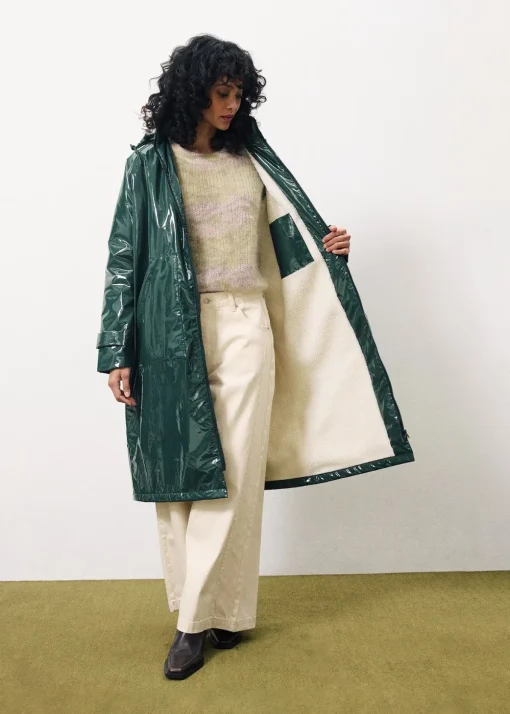 Manteau MATHELINE Vert Foret