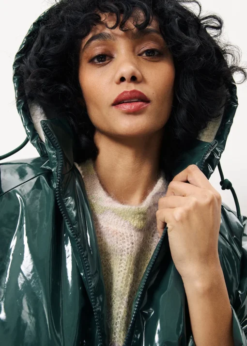 Manteau MATHELINE Vert Foret