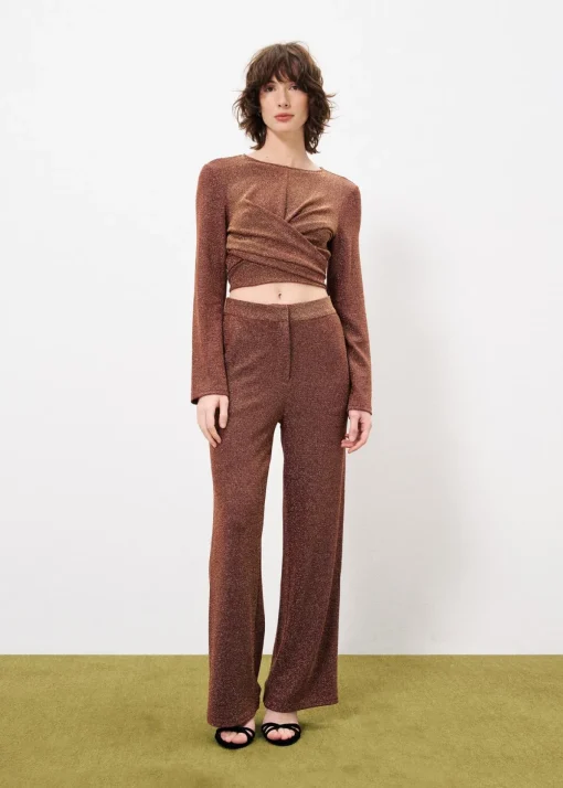 Pantalon AIMELINE Bordeaux