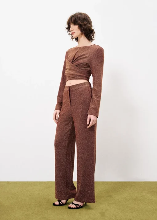 Pantalon AIMELINE Bordeaux