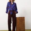 Pantalon ELYSA Bordeaux
