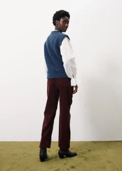 Pantalon ELYSA Bordeaux