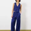 Pantalon LORINA Bleu Electrique