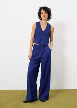 Pantalon LORINA Bleu Electrique